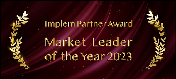 Implem Partner Award Market Leader of the Year 2023
