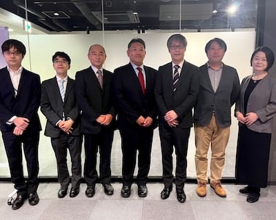 芝通アドバンス株式会社様を訪問したときの集合写真