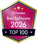 ITreview Best Software 2026 TOP100 のバッジ