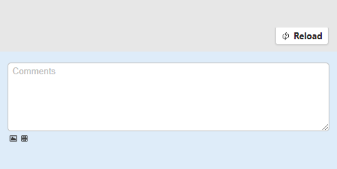 Editing screen showing only the reload button when the record count exceeds the limit