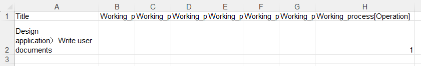 CSV used for import (1/3)