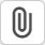 "Attachment" button icon, inactive