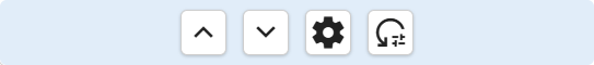 Item setting area shown below the list when an item is selected