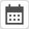 "Date" button icon, inactive