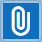 "Attachment" button icon, active