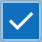 "Check" button icon, active