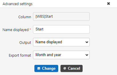 Export method setting with Direct and Email URL to own