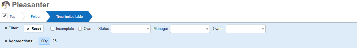 When off, the search box is absent from the Screen Index filter