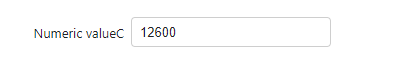 Calculation result of usage example 1 of the $ROUNDUP function