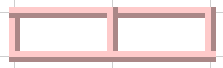A sample of the "inset" and "ridge" line styles